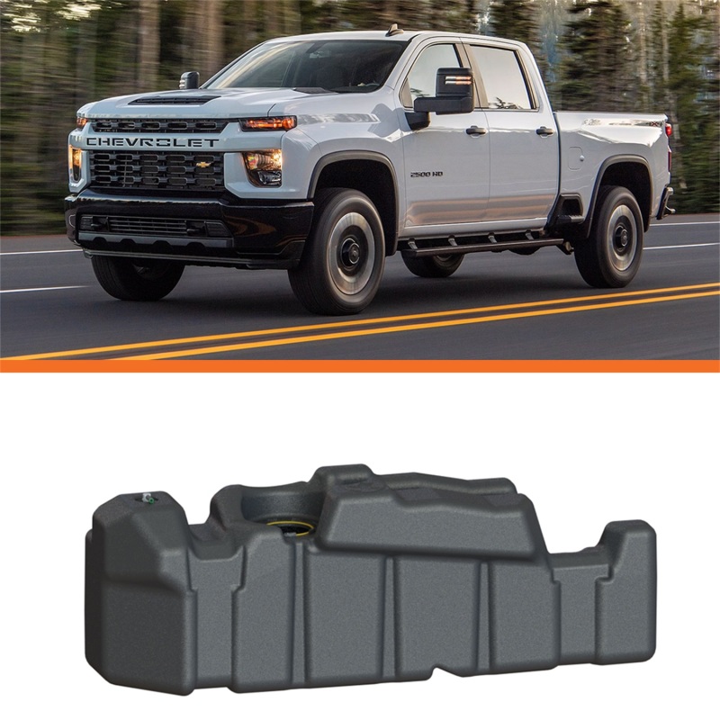 Chevrolet Silverado 3500 Fuel Tank - Titan Fuel Tanks - XXL Mid-Ship - black - `20-`24